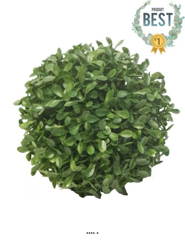 Boule buis factice feuilles - boule,