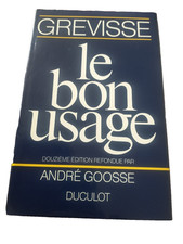 Le Bon Usage - grammaire