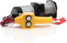 XPOtool Treuil électrique 907kg 12V avec câble en acier de 12,5m Treuil à moteur