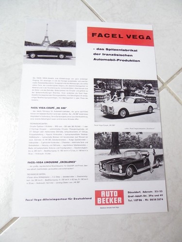 Facel vega hk500 excellence - facel,