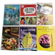 Lot De 6 Livres Fantômette Bibliothèque Rose Jeunesse Ancien Hachette Livre