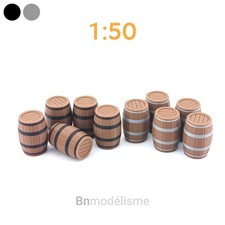 Lot 10 Tonneaux Barriques 1/50