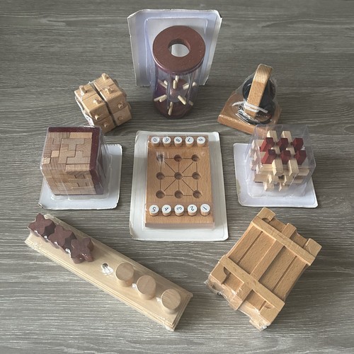 Casse tête bois set - tête,