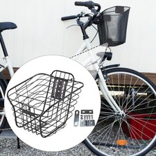 Panier de rangement pour vélo, porte-vélo pour chien, avec couvercle, panier