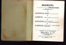 SAINT-ETIENNE (42) cinema projectors "HEURTIER & Cie" catalogue in 1954