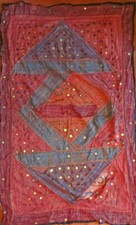 TENTURE INDIENNE avec broderie