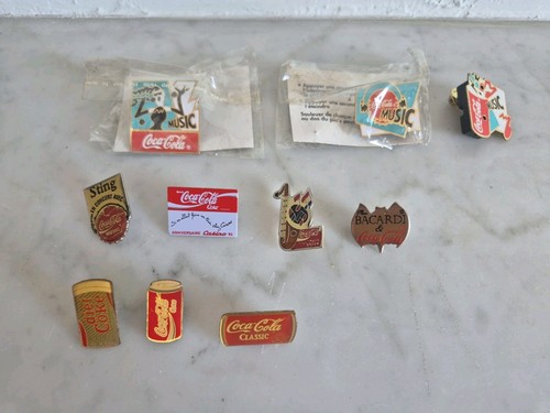 Lot pins coca cola - 10,