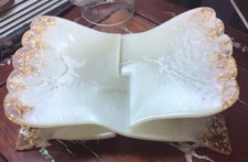 Superbe Lutrin vintage en résine incrustations de paillettes or 24 carats