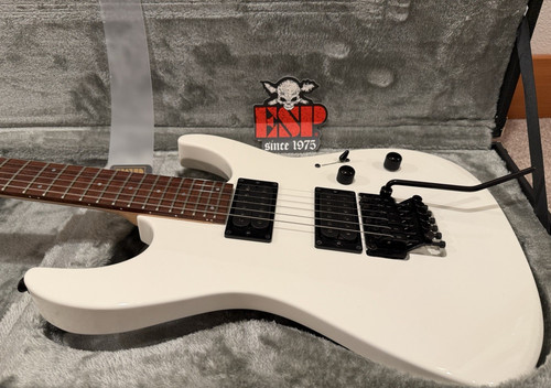Esp deluxe white - deluxe, 6-string