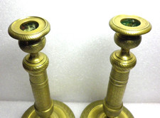 paire bougeoir bronze style