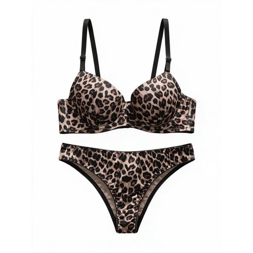 Ensemble lingerie leopard - lingerie,