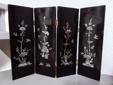 Petit paravent bois laqué -