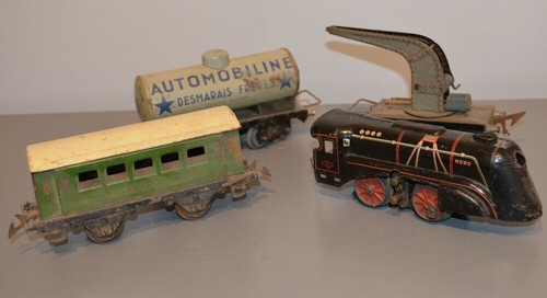 Lot ancien train wagon - ancien, jep