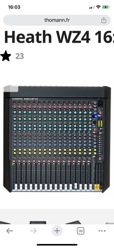 Table mixage allen heath - table,