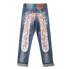Evisu Men's Embroidered Straight Jeans