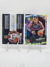 Jalen Duren 2024-25 Prizm Black Skewed Prizm #/249 & Sensational Signatures