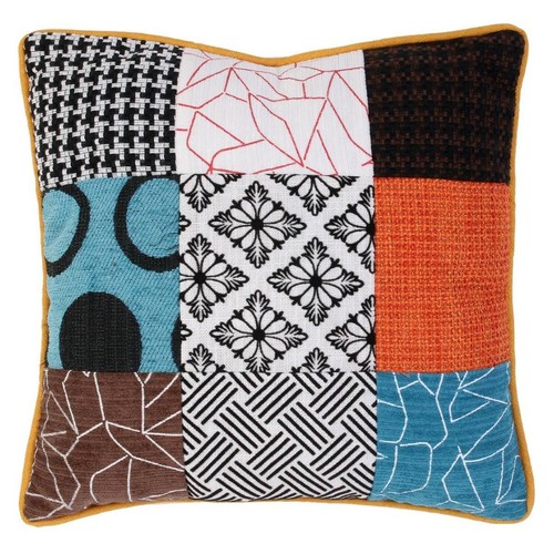 Coussin patchwork audacieux - coussin,