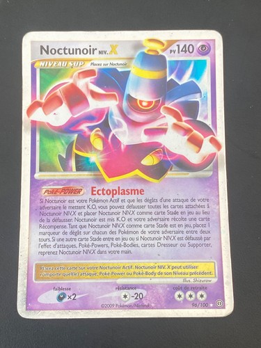 Carte pokemon noctunoir - noctunoir, niv.x