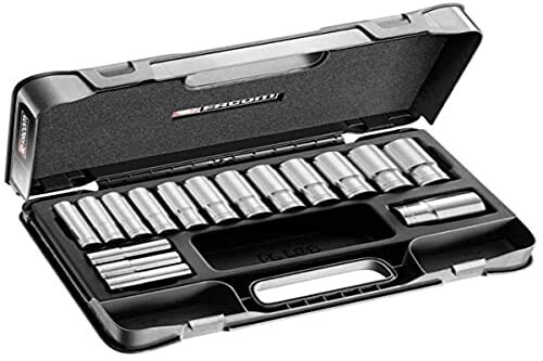 Coffret douil longues - coffret, 1/2'