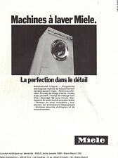 ADVERTISEMENT 1970 MIELE washing machine retail perfection