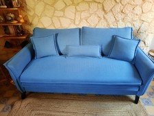 canapé 2 places tissu couleur