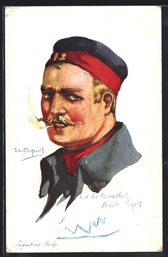 Carte postale artiste em - carte,
