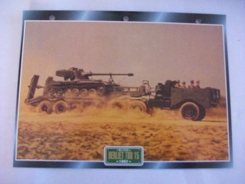 Carte fiche camion militaire - carte,