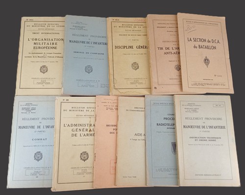 Lot livrets instruction - livrets, d'instruction