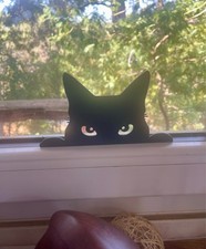 Chat Noir Qui Guette