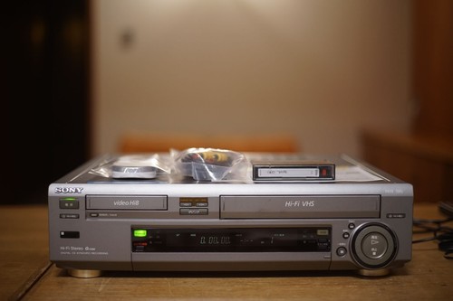 Lecteur cassette vidéo sony - lecteur,
