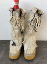 Ancienne Paire Apres Ski Botte Pichette Quitch Annee 80 Neige Montagne