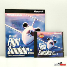 MICROSOFT FLIGHT SIMULATOR POUR WINDOWS 95 - JEU + MANUEL FRANÇAIS - PC CD-ROM