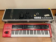 Korg Karma 61-Key Workstation Synthesizer Red w/ Hard Case & Power Adapter