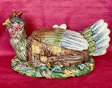 RARE HEN TERRINE IN SLING OF LUNEVILLE