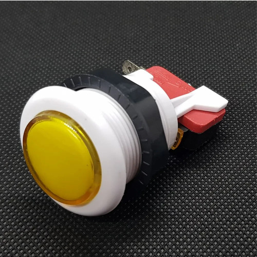 Bouton arcade jaune