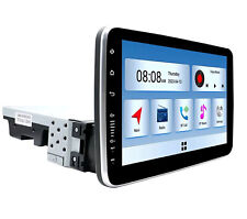 Autoradio 10 pouces 1 DIN Android 13 GPS Bluetooth WiFi écran rotatif + caméra