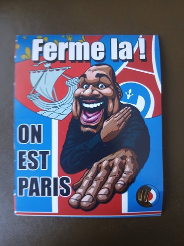 Ancien sticker ultras paris - sticker,