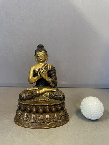 Buddha tibétain bronze - en,