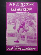 partition A PLEIN COEUR - MA GUITARE - Johnny Hallyday - orchestre