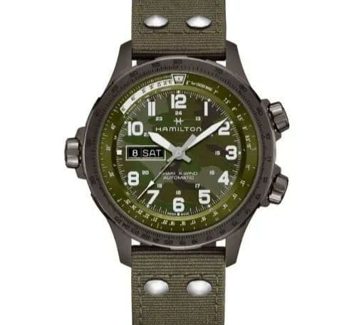 Hamilton khaki aviation wind - khaki, x