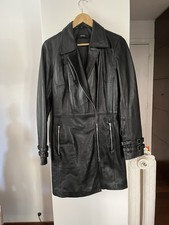 Manteau Long En Cuir