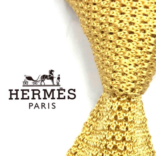 Cravate hermes tricot - hermes,