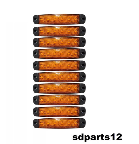 12v orange smd led feux - 6,