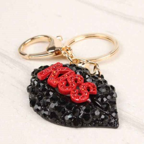 Porte cle bouche - porte, (anneau