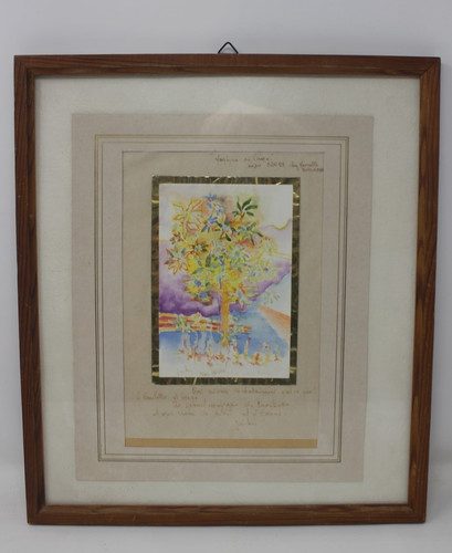 Tableau signé jacky marque - tableau,