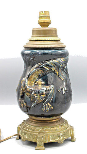 Ancienne lampe porcelaine asie - lampe,