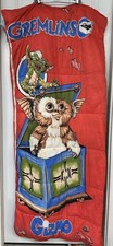 Vintage 1984 Gizmo Gremlins Movie Kids Sleeping Bag Blanket Warner Bros 80s Rare