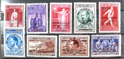 Timbres belgique 1947 - de,