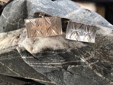 Vintage JUWEL 835 Continental Silver German Cufflinks