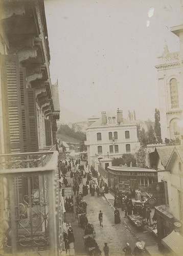 France lourdes animated street - france,